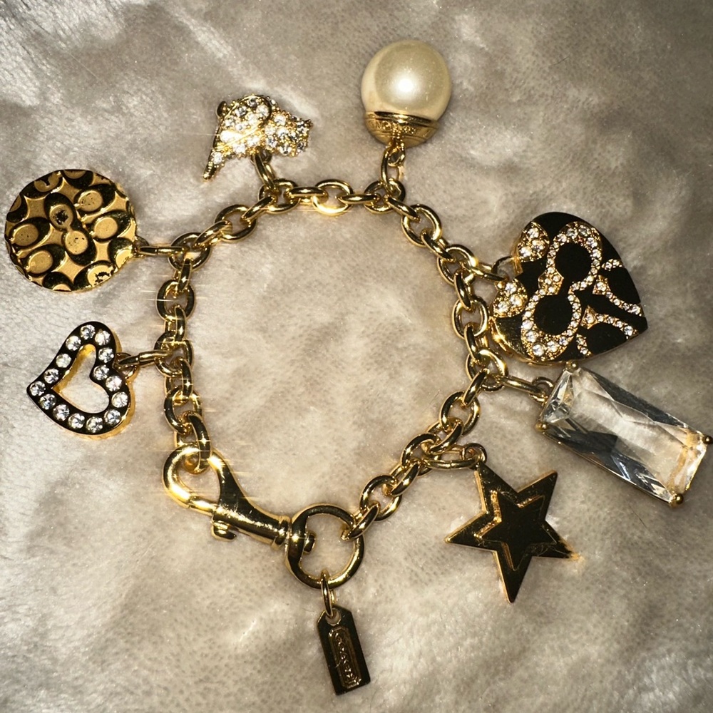 Coach Multi Charm Bracelet